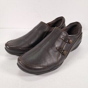 Taos Encore Shoes Women 9.5 Brown Leather Casual Loafers ENC-12750